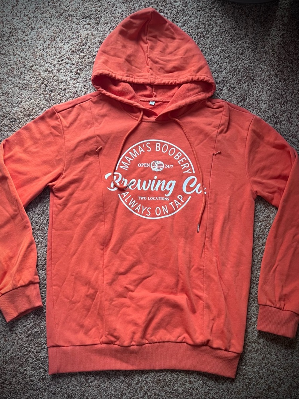 ‘Mamas Boobery’ Orang Nursing Sweatshirt.